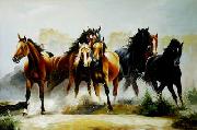 unknow artist Horses 042 Sweden oil painting artist